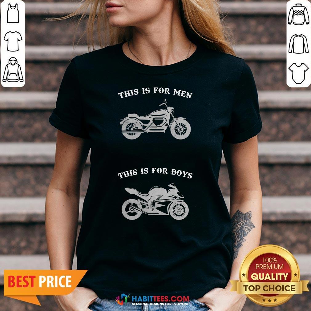 Premium Motorcycle This Is For Men This Is For Boys Shirt