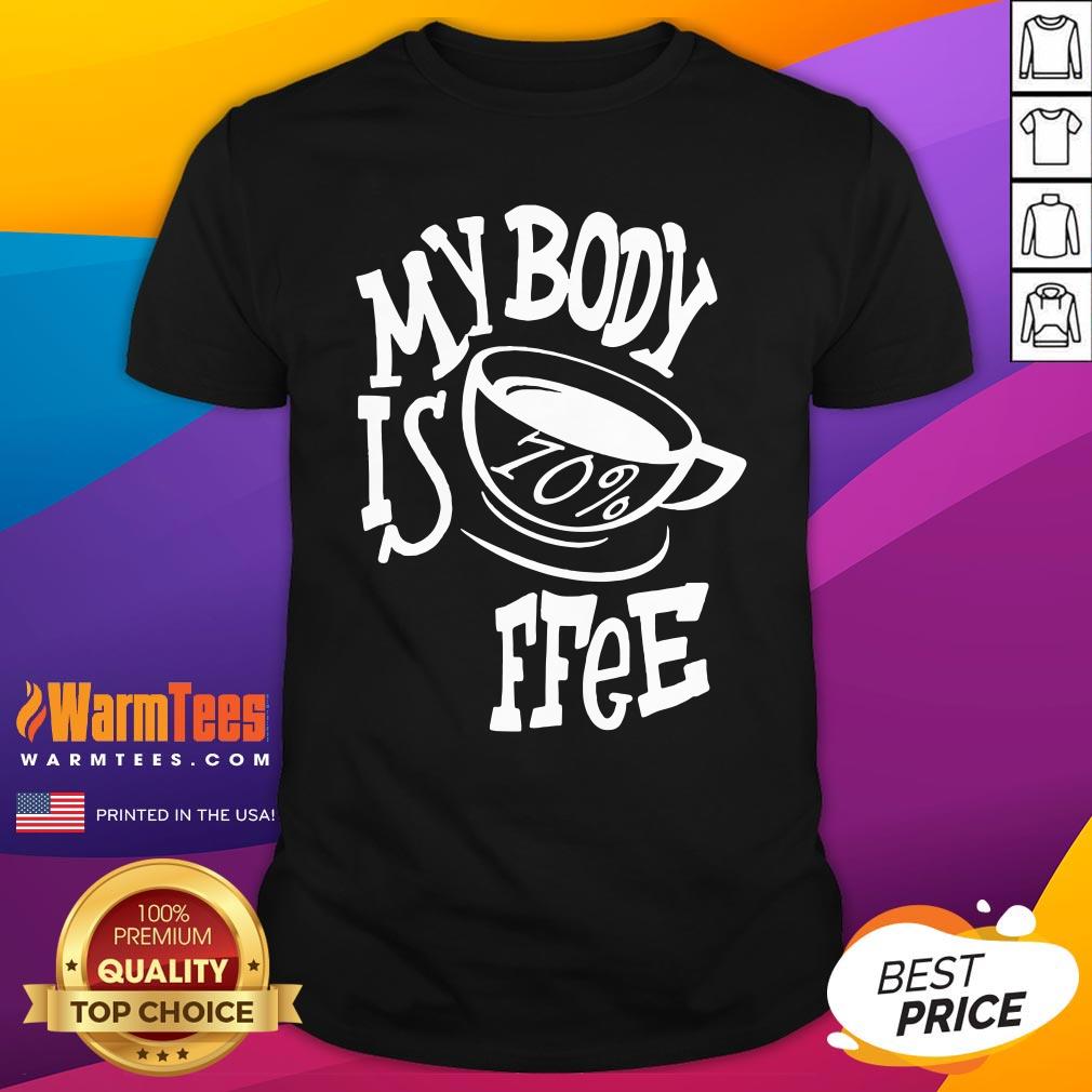 Premium My Body Is Coffee Shirt