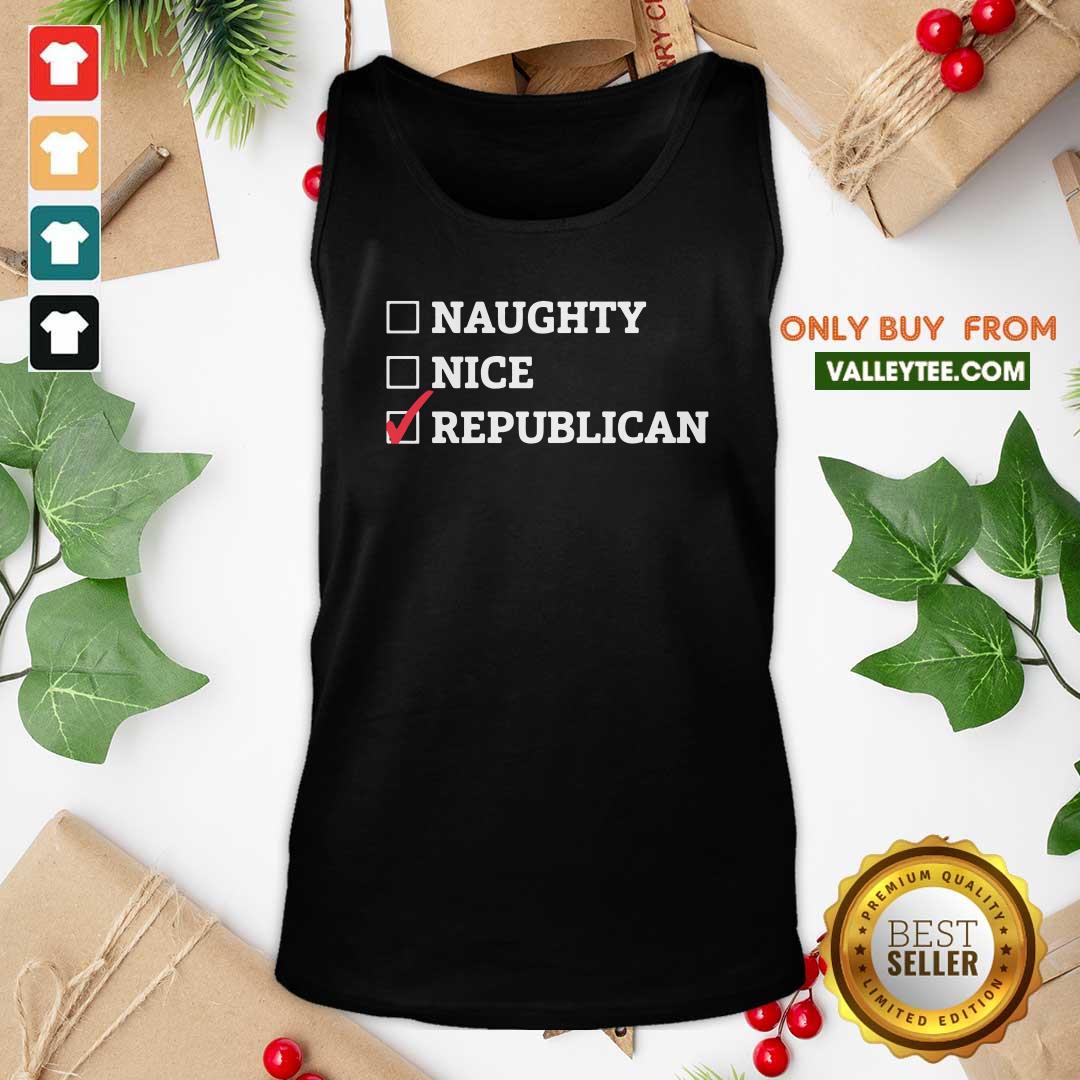 Premium Naughty Nice Republican Shirt