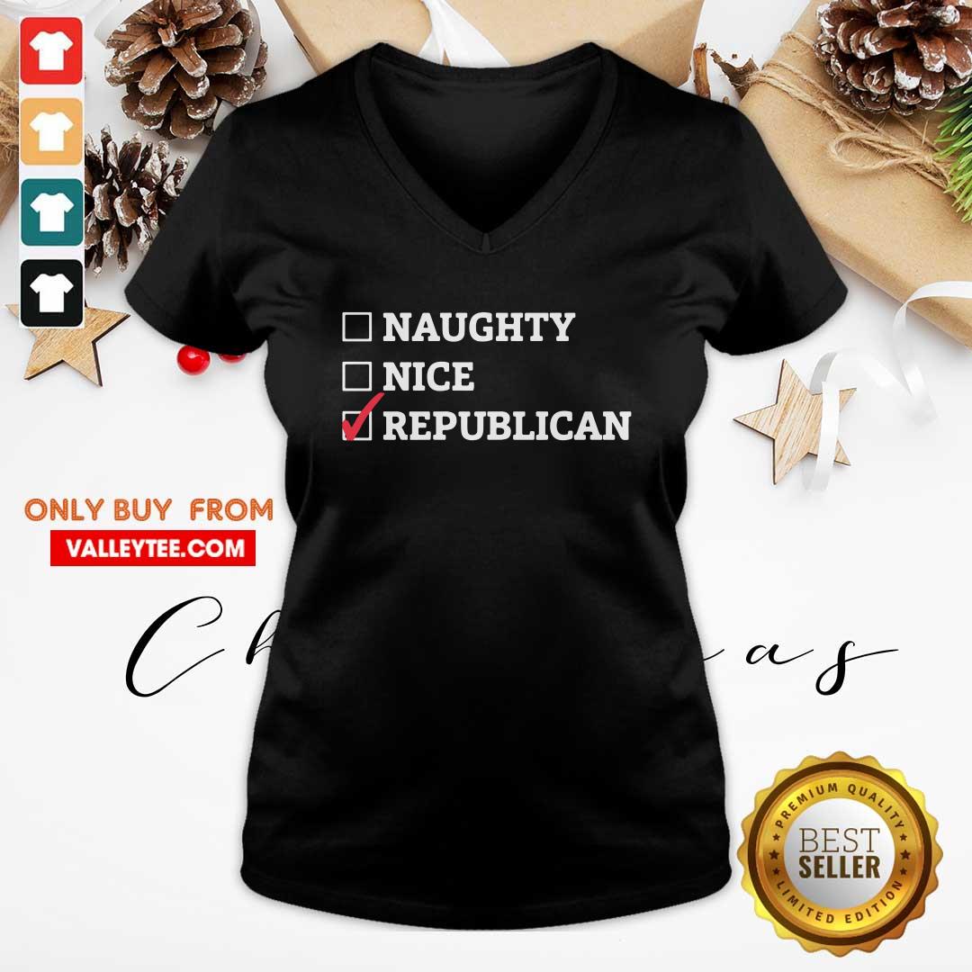 Premium Naughty Nice Republican Shirt