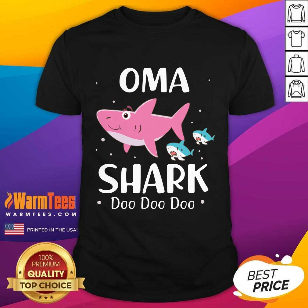 Premium Oma Shark Doo Doo Mother Day Shirt