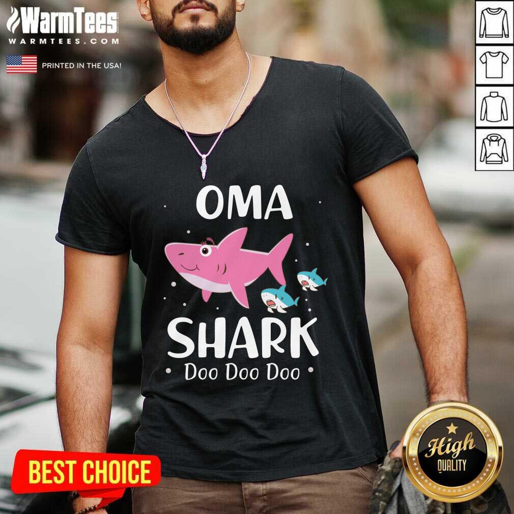 Premium Oma Shark Doo Doo Mother Day Shirt