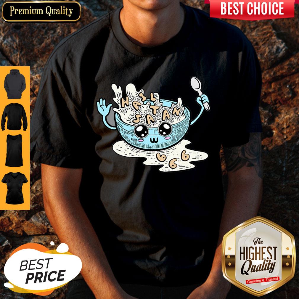 Premium Palm Treat Hail Satan Est 666 Shirt