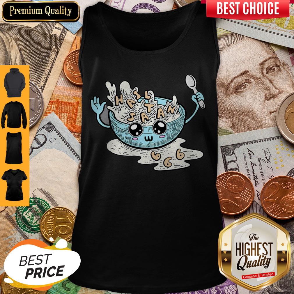 Premium Palm Treat Hail Satan Est 666 Shirt