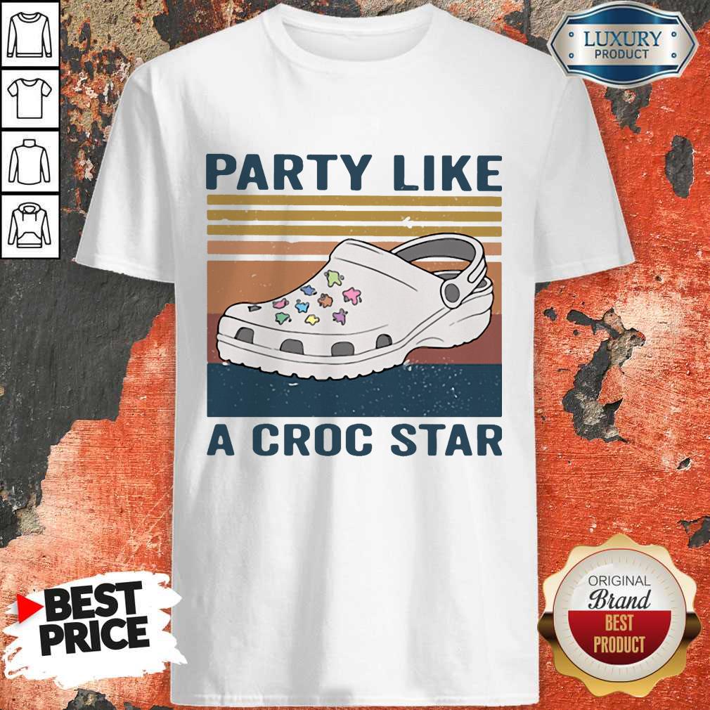 Premium Party Like A Croc Star Vintage Shirt