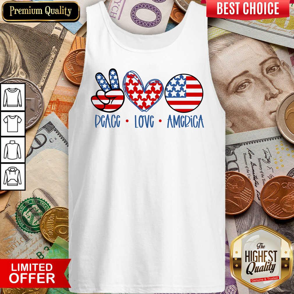 Premium Peace Love America Shirt