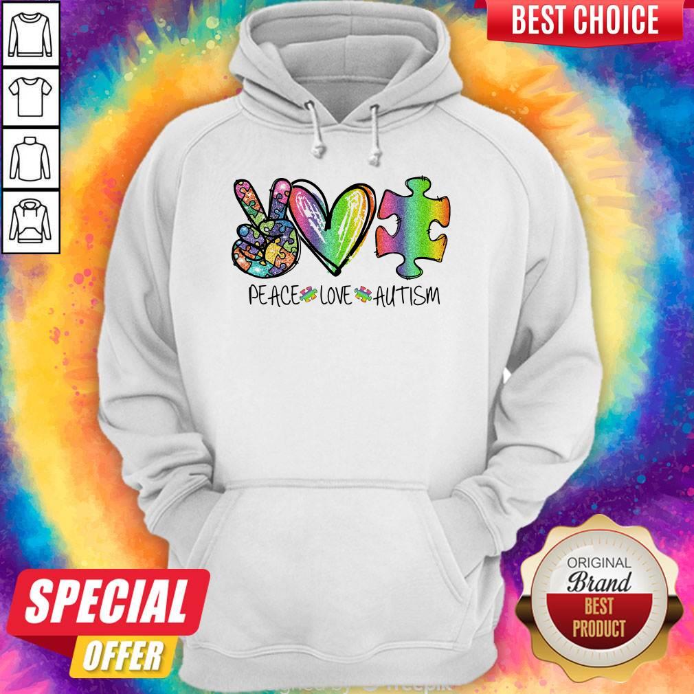 Premium Peace Love Autism Shirt