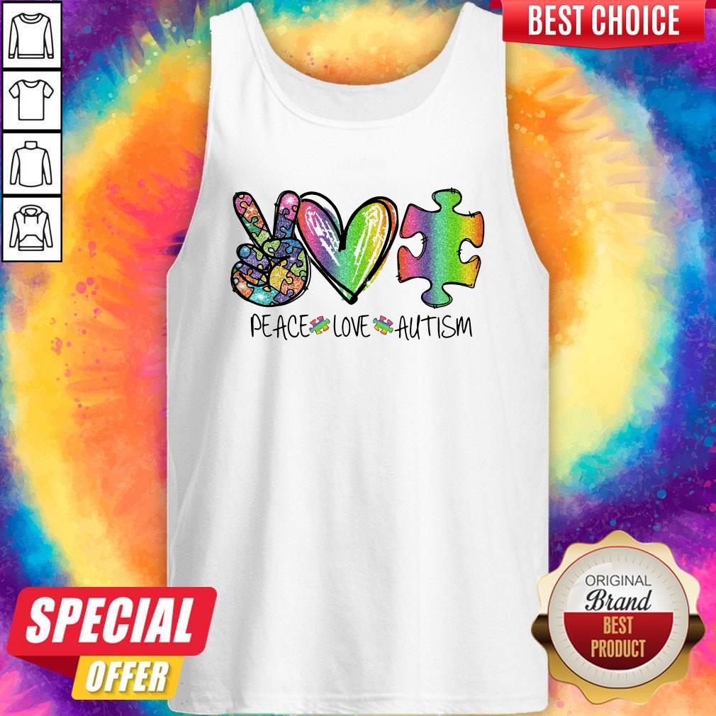 Premium Peace Love Autism Shirt