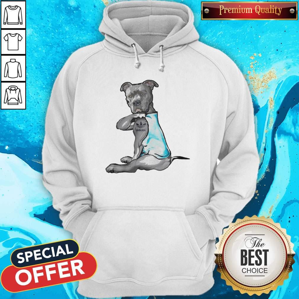 Premium Pitbull Tattoo Adidas Shirt