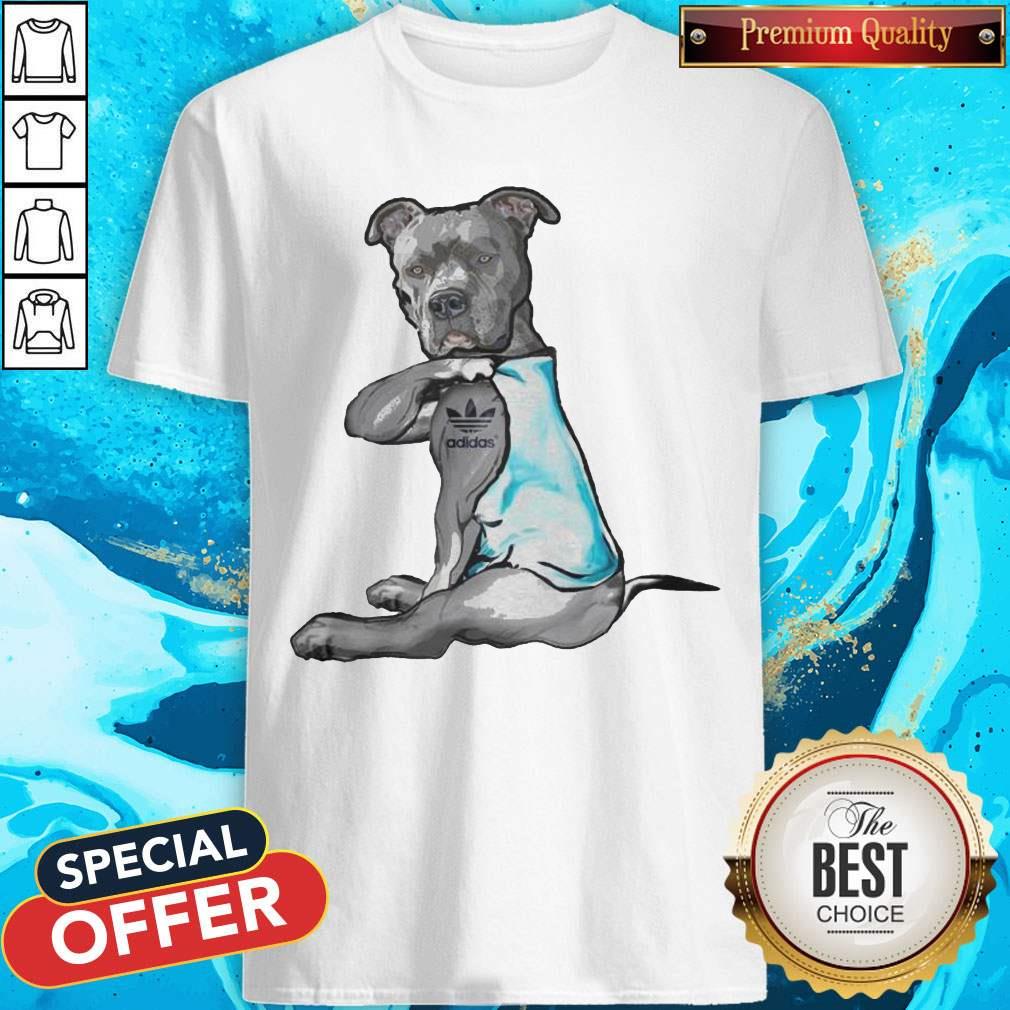 Premium Pitbull Tattoo Adidas Shirt