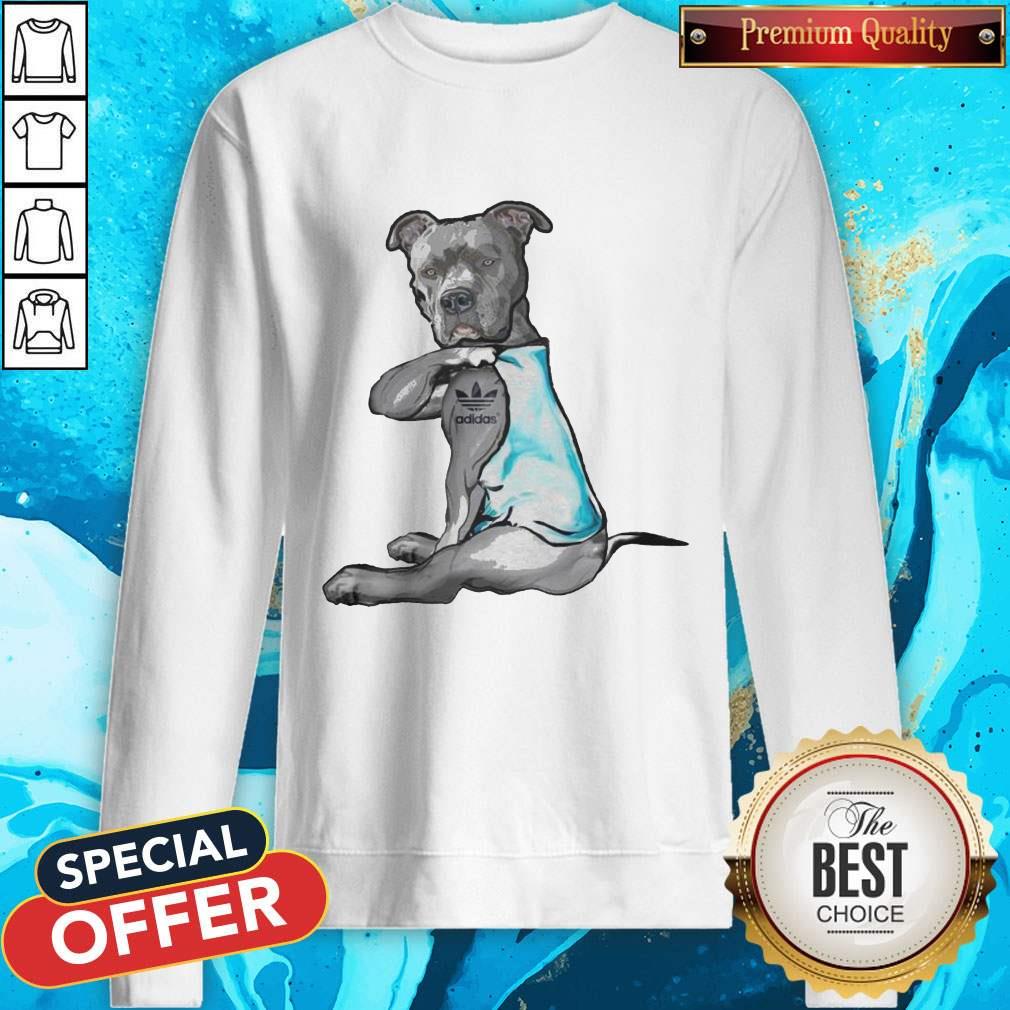 Premium Pitbull Tattoo Adidas Shirt
