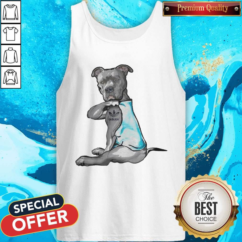 Premium Pitbull Tattoo Adidas Shirt