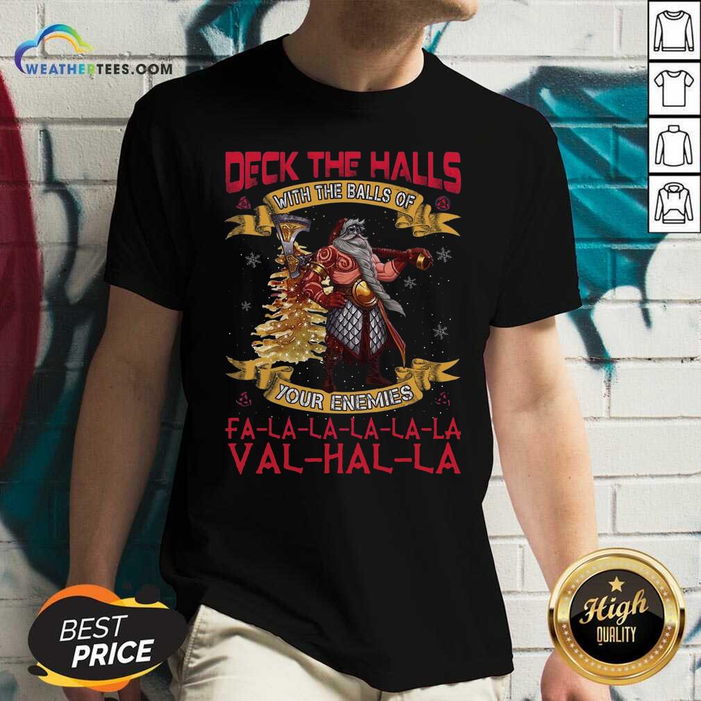 premium-santa-claus-deck-the-hall-with-the-balls-of-your-enemies-valhalla-christmas-v-neck.jpg