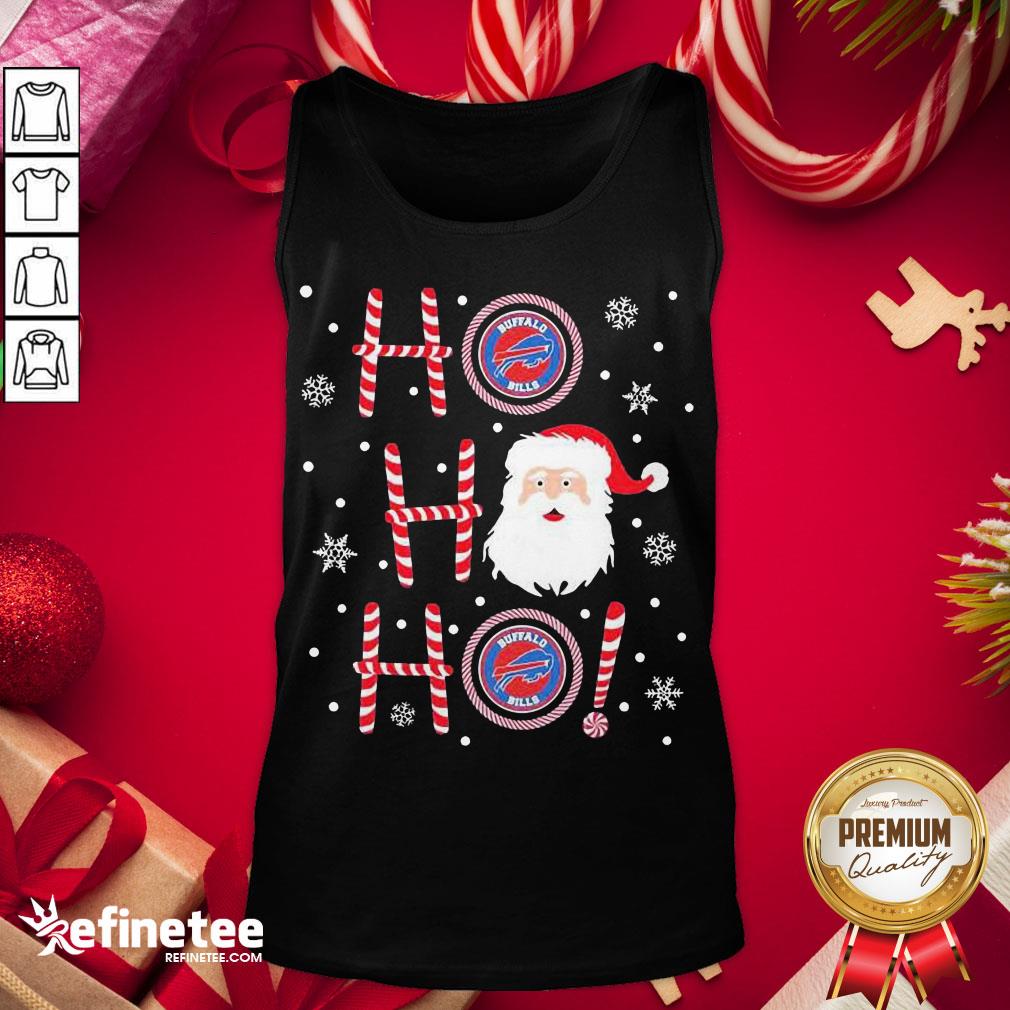 Premium Santa Claus Ho Ho Ho Buffalo Bills Christmas Shirt