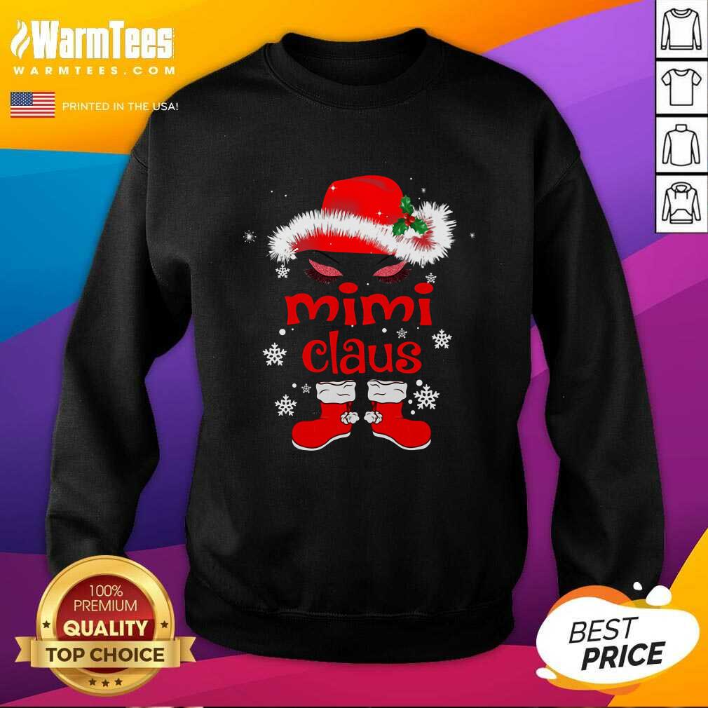 Premium Santa Women Mimi Claus Christmas Shirt