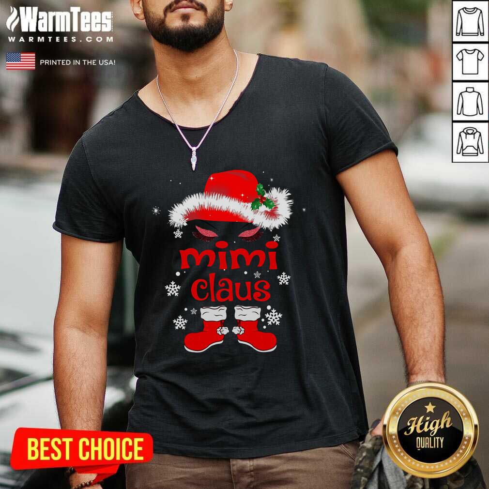 Premium Santa Women Mimi Claus Christmas Shirt