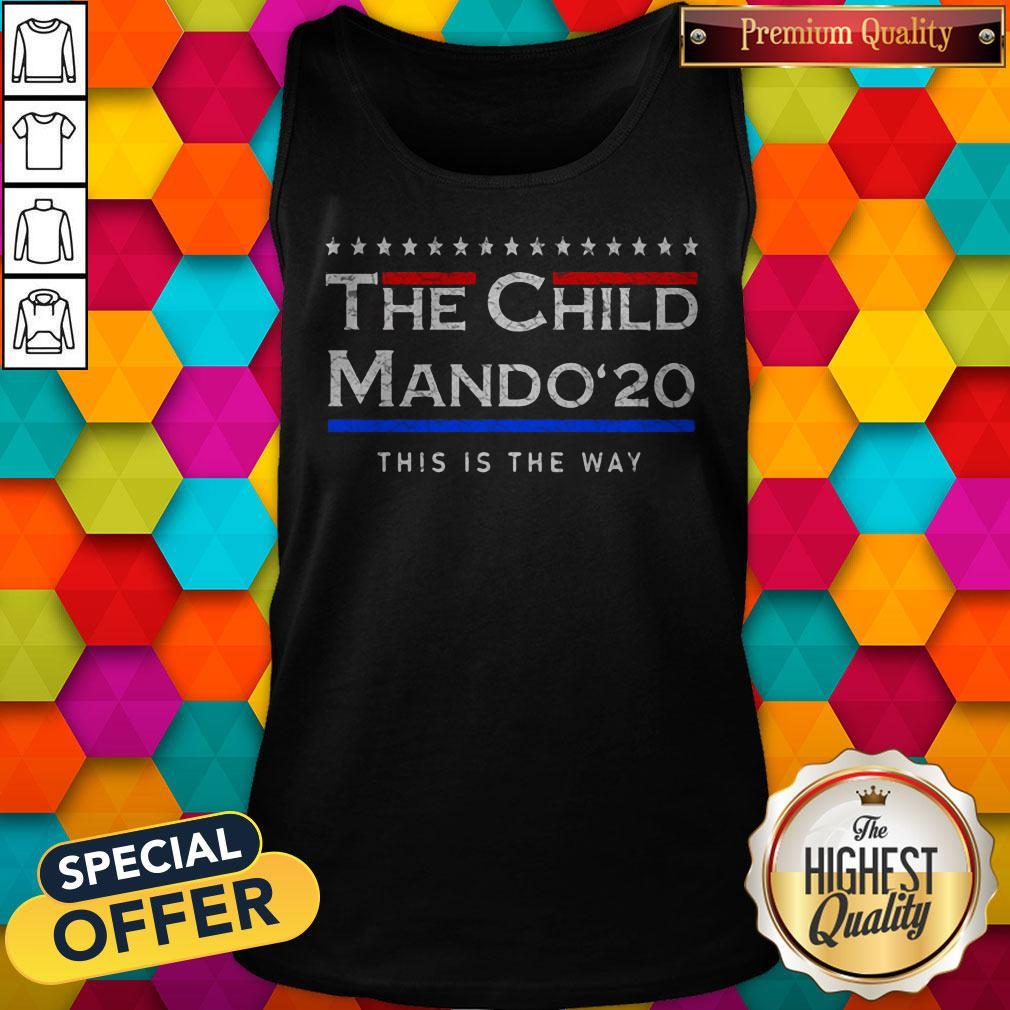 Premium The Child Mando' 20 This Is Way American Flag Shirt