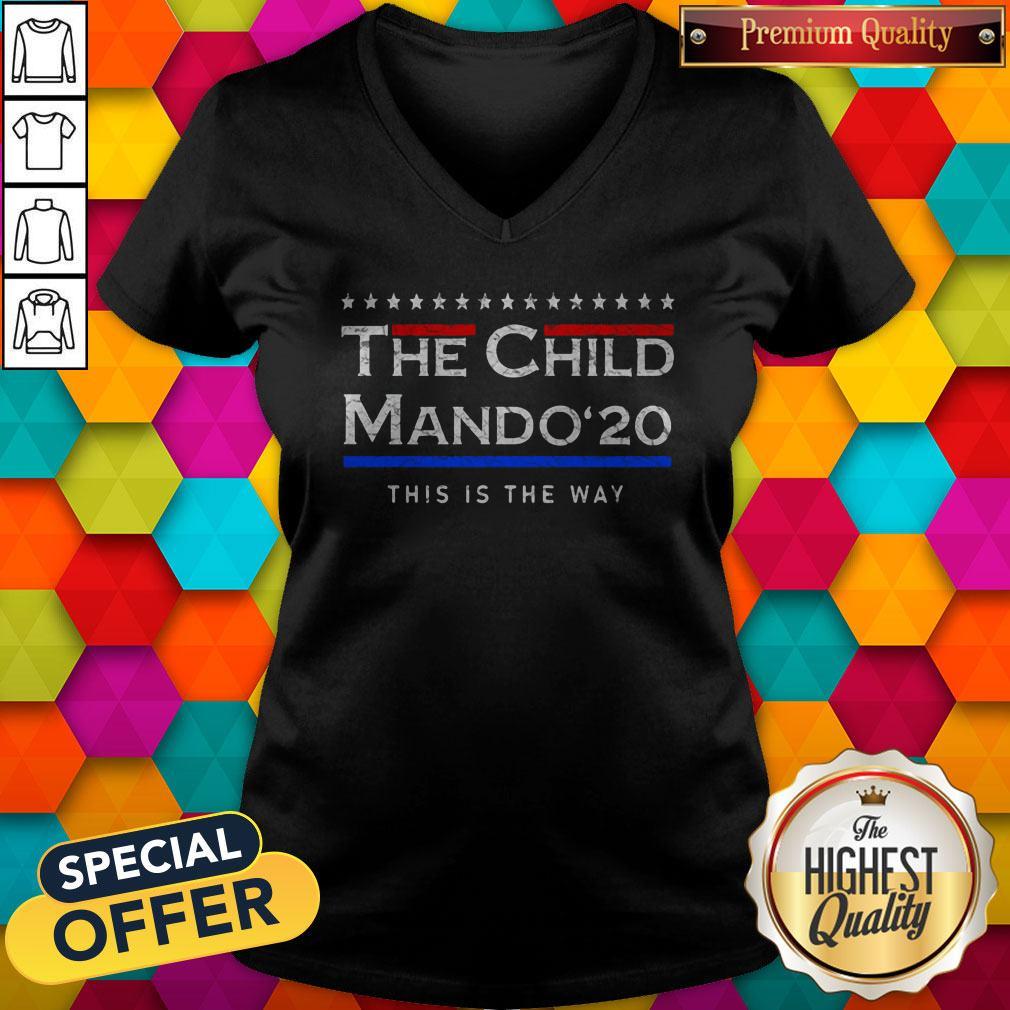 Premium The Child Mando' 20 This Is Way American Flag Shirt