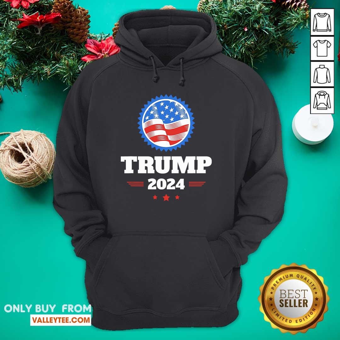 Premium Trump 2024 American Flag Shirt