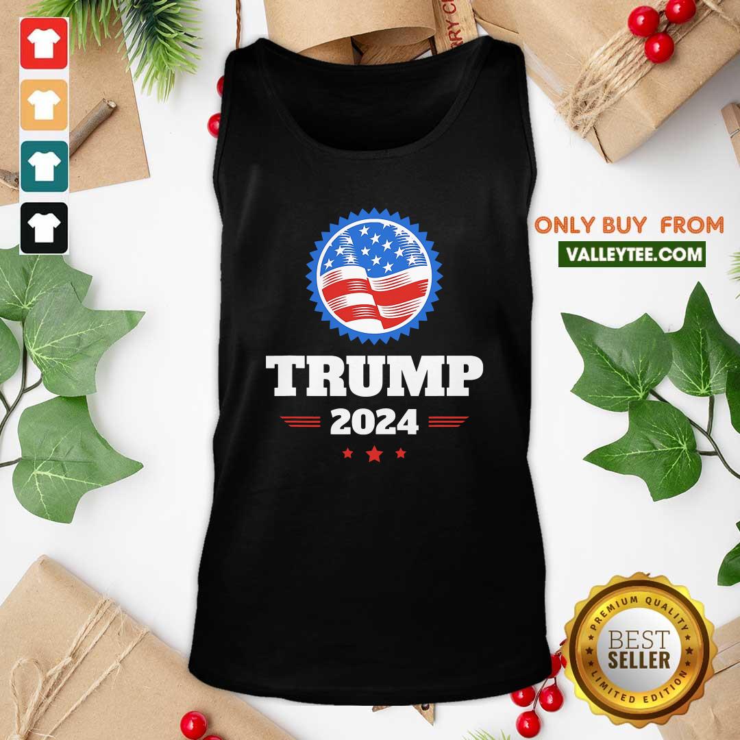 Premium Trump 2024 American Flag Shirt