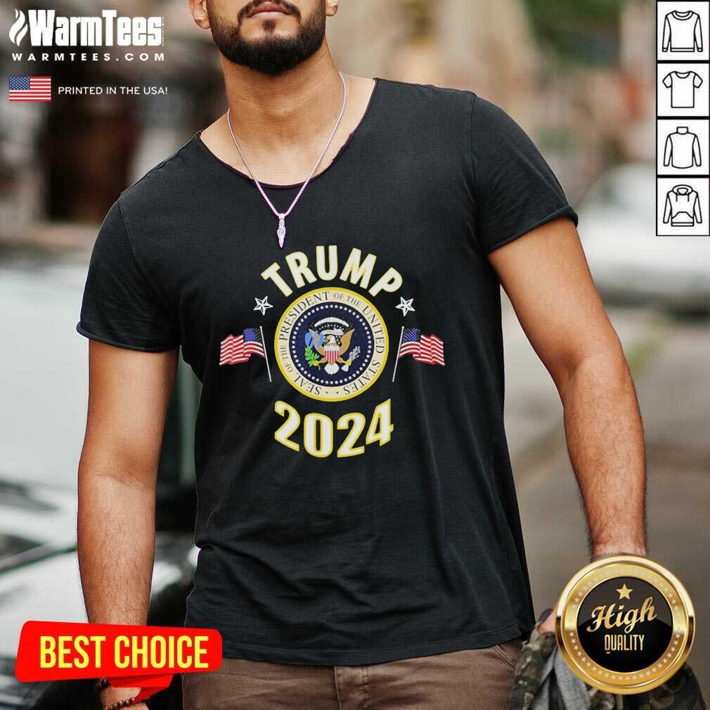 Premium Trump 2024 Presidential Seal Flag Us Shirt