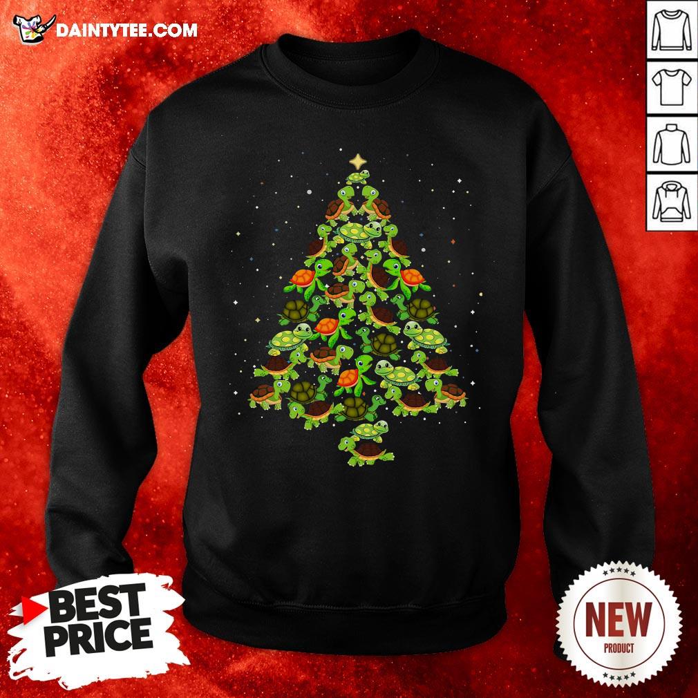 Premium Turtles Tree Christmas Shirt