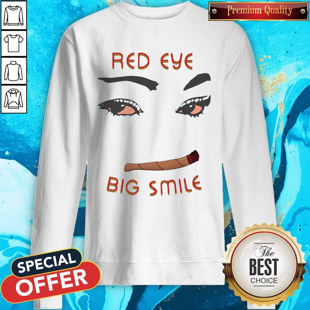 Premium Weed Red Eye Big Smile Babies Shirt