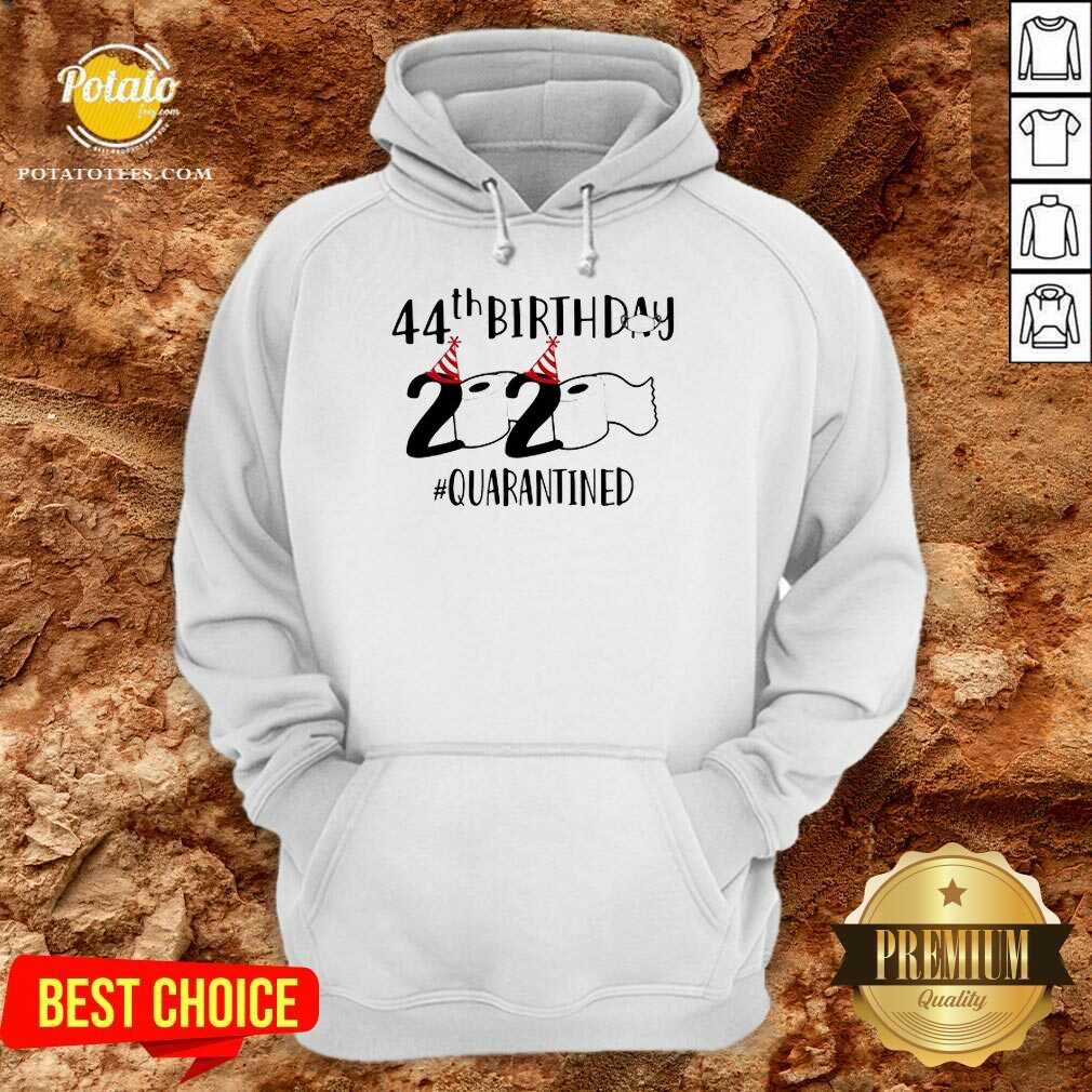 Pretty 44th Birthday 2020 Quarantined Coronavirus Shirt