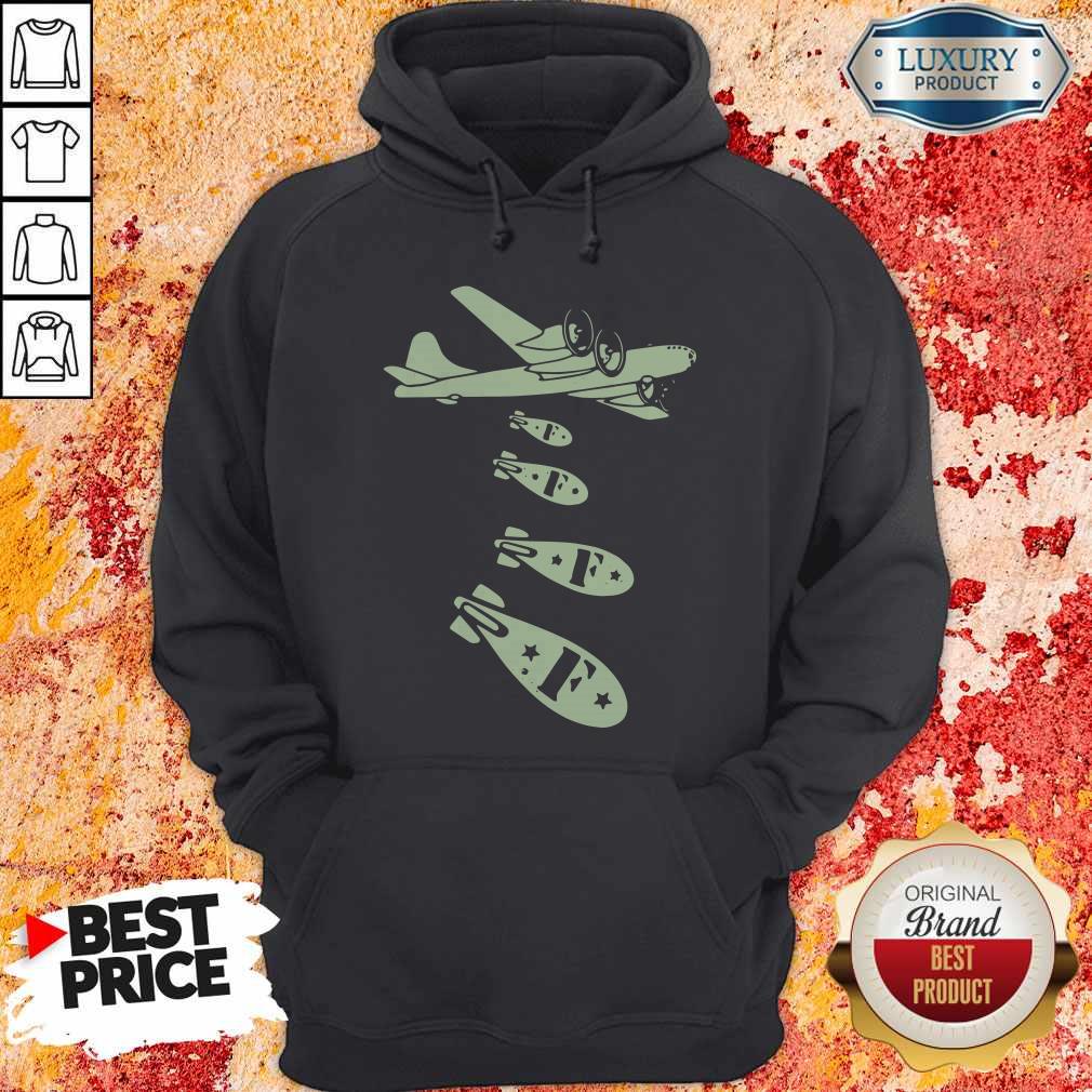 Pretty Bomber Dropping Bombs Shirt