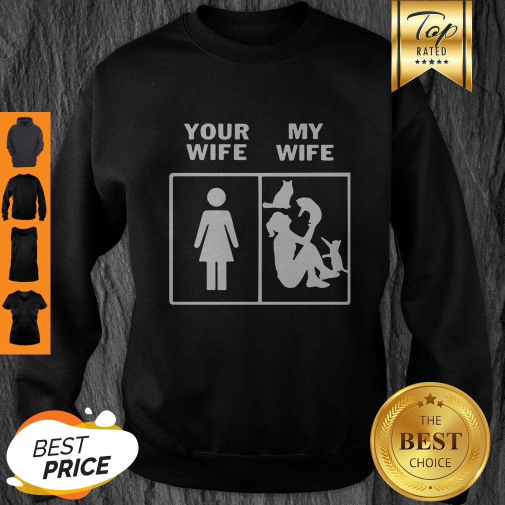 Pretty Cats Lady Your Wife My Wife Shirt