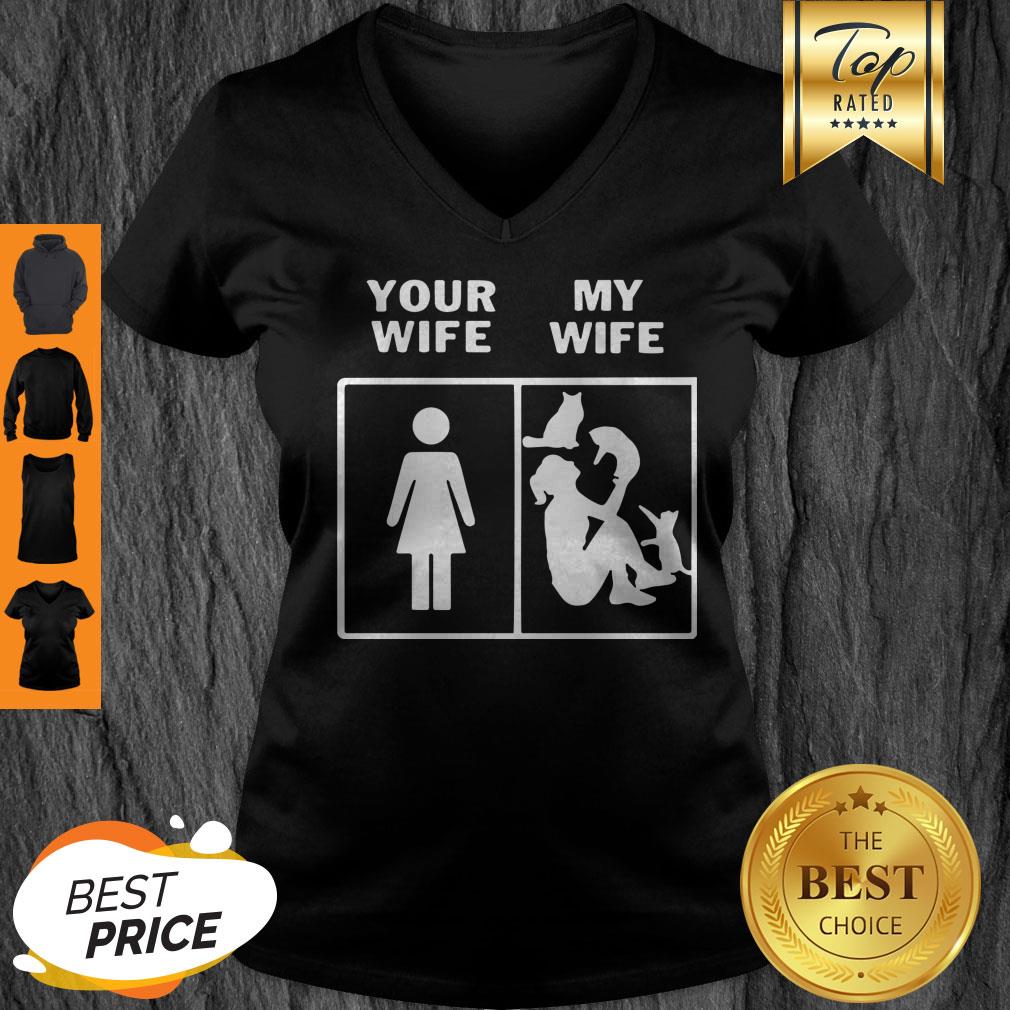Pretty Cats Lady Your Wife My Wife Shirt