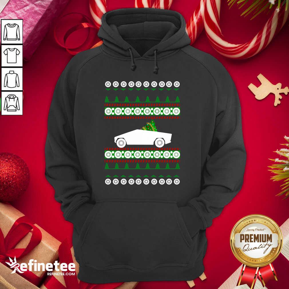 Pretty CyberTruck Tesla Ugly Christmas Shirt