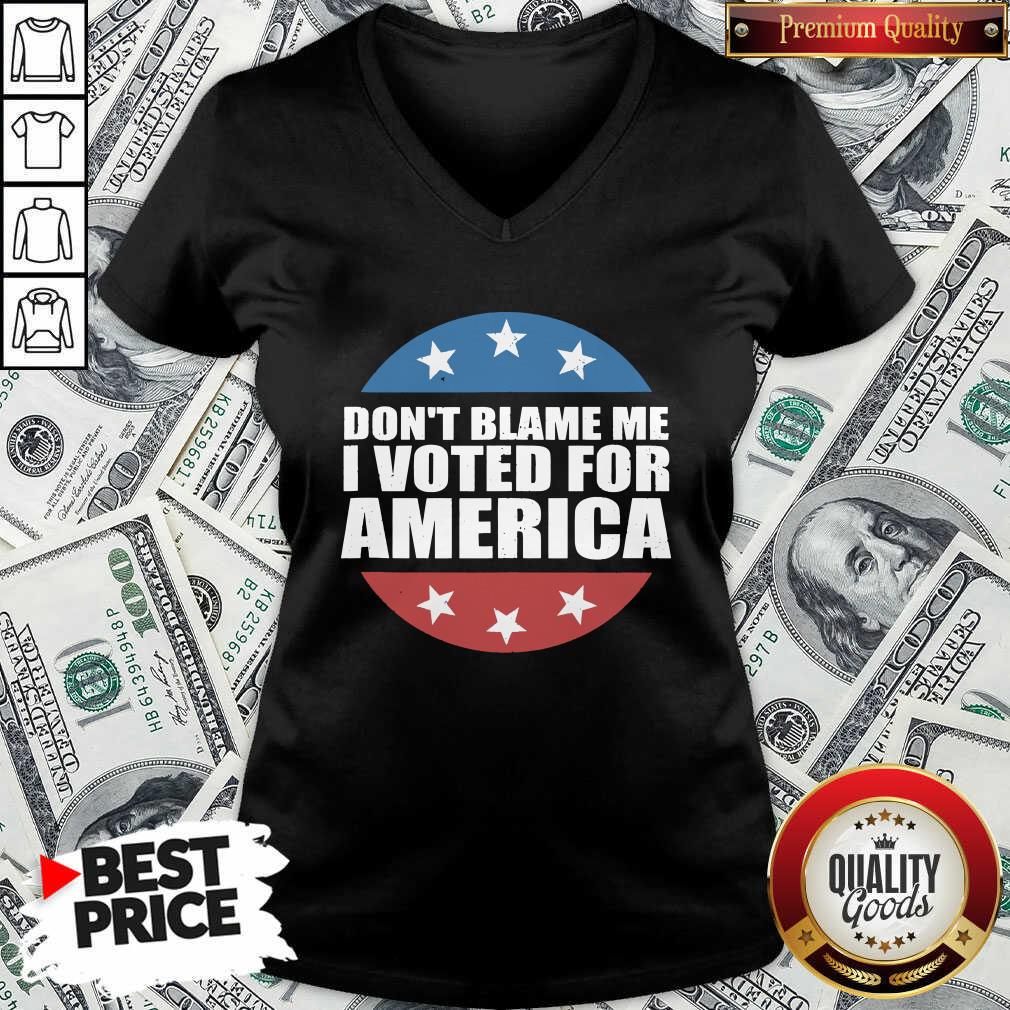 Pretty Don’t Blame Me I Voted For America Republican Shirt