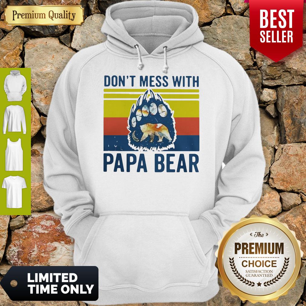 Pretty Don't Mess With Papa Bear Vintage Shirt