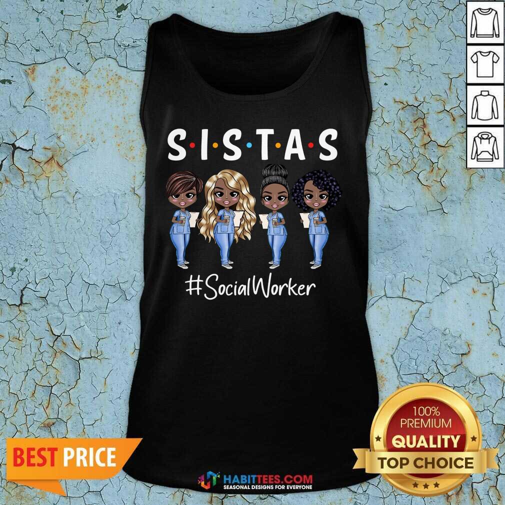 Pretty Four Sistas Social Worker Shirt