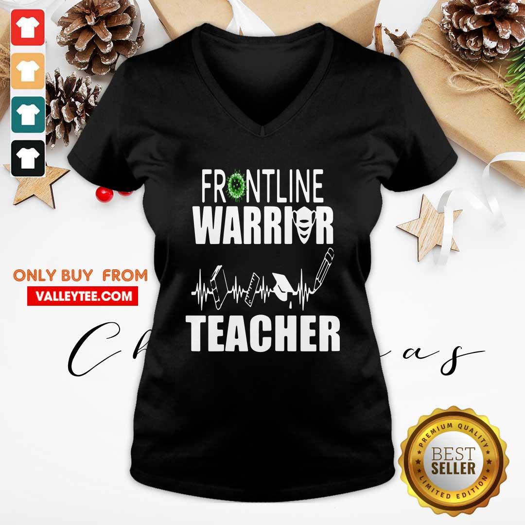 Pretty Frontline Warrior Teacher Good Gift For Teachers Shirt