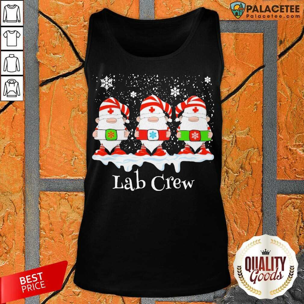 Pretty Gnome Nurse Lab Crew Merry Christmas 2020 Shirt
