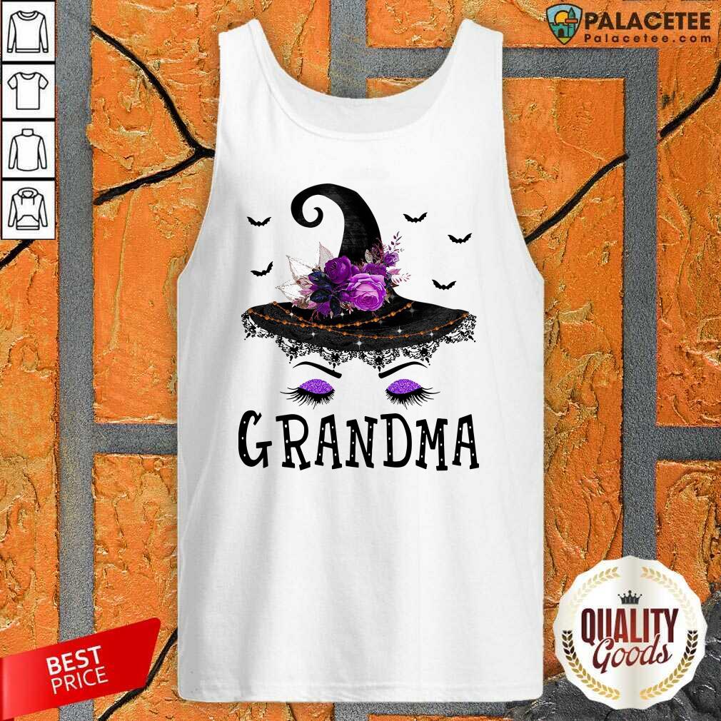 Pretty Grandma Witch Hat Halloween Shirt