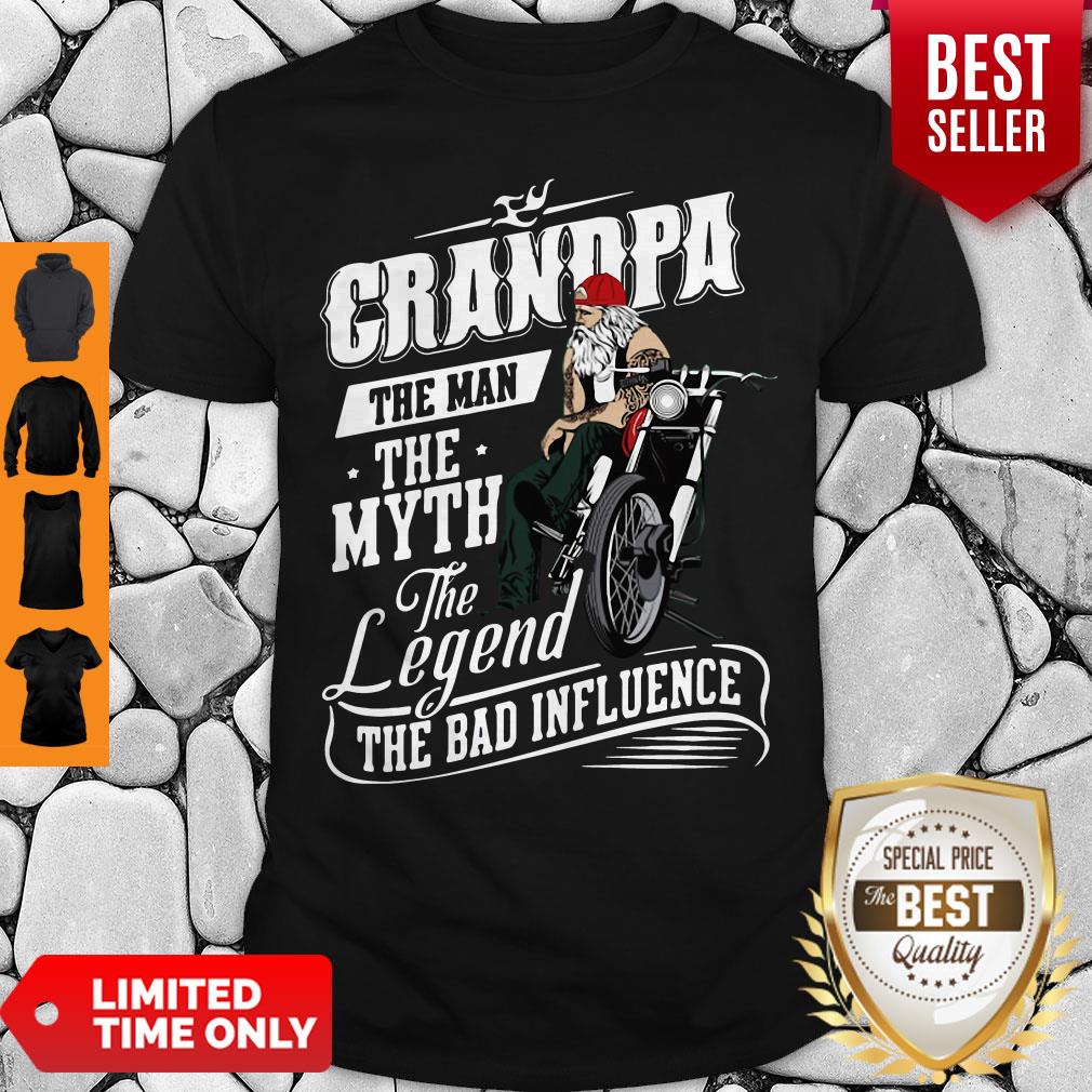 Pretty Grandpa The Man The Myth The Lagend The Bad Infl Fluence Shirt