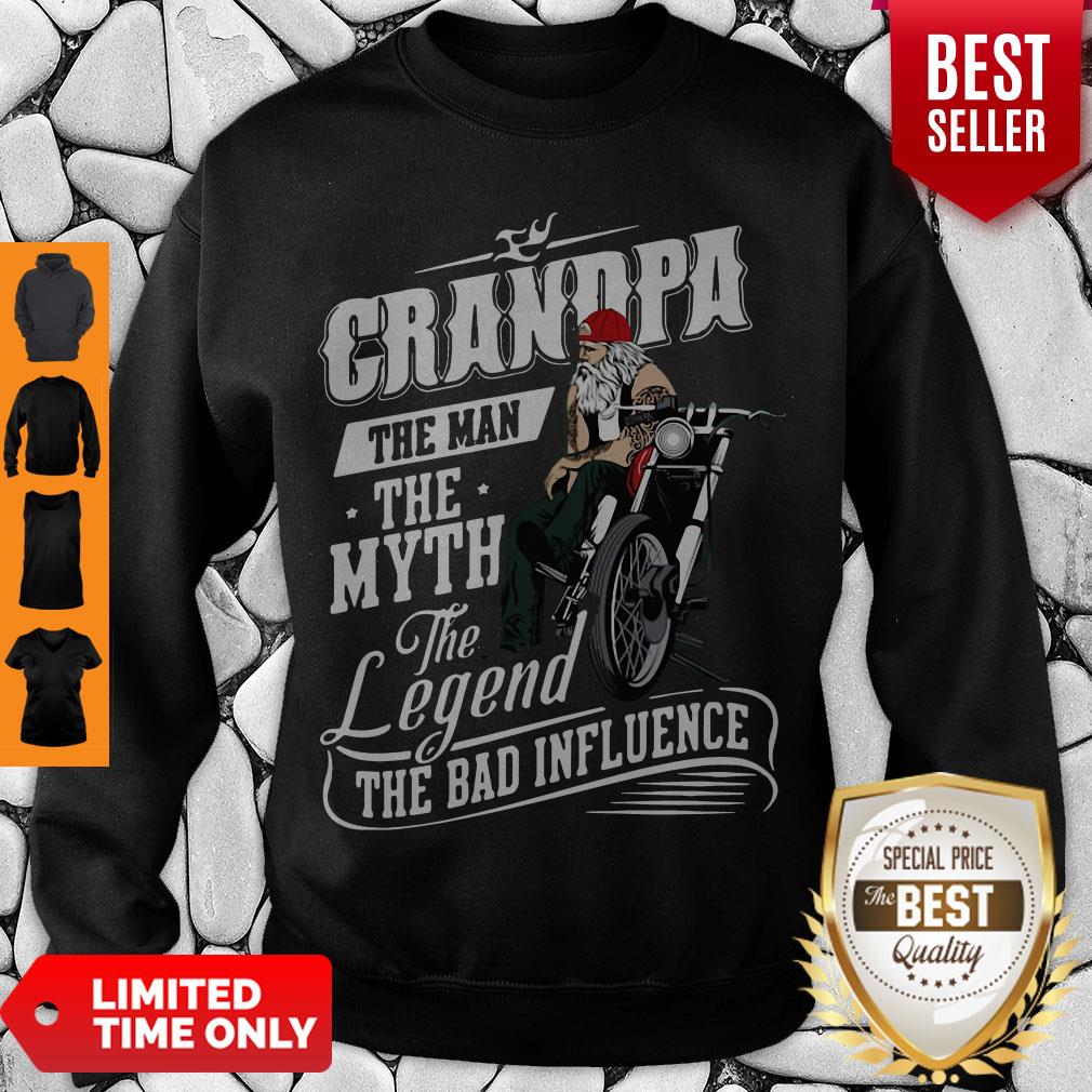 Pretty Grandpa The Man The Myth The Lagend The Bad Infl Fluence Shirt
