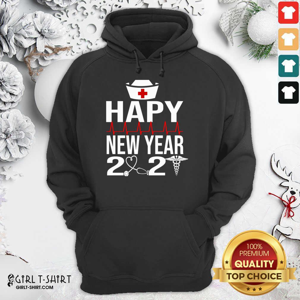 Pretty Happy New Year 2021 Nurse Crew Santa's Favorite Nurse Shirt