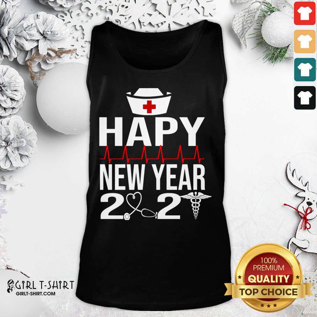 Pretty Happy New Year 2021 Nurse Crew Santa's Favorite Nurse Shirt
