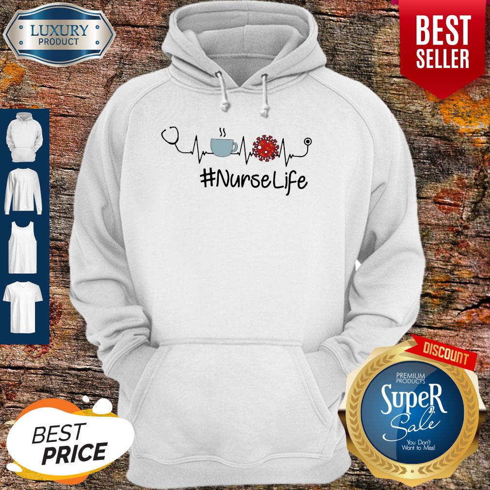 Pretty Heartbeat Coffee Coronavirus Nurse Life Shirt