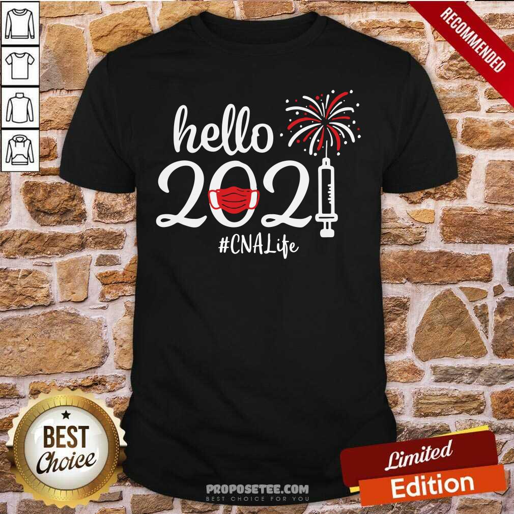 Pretty Hello 2021 CNA Life Face Mask Christmas Shirt