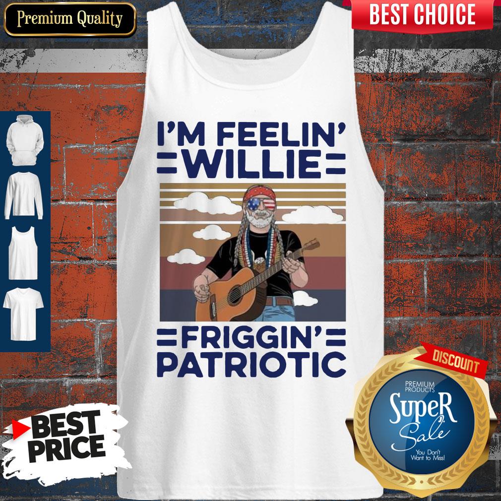 Pretty I’m Feelin’ Willie Friggin’ Patriotic Guitar Vintage Shirt