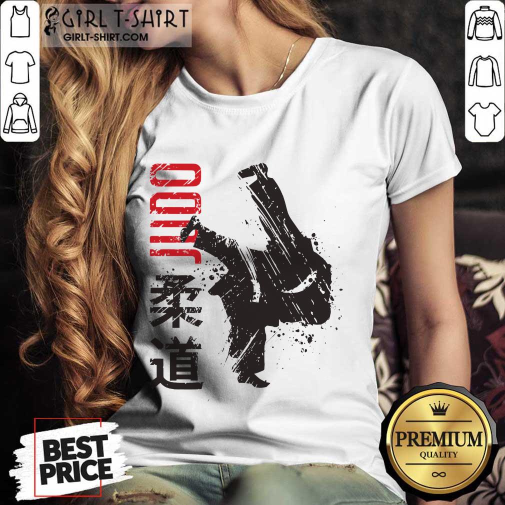 Pretty Judo Kanji Through Shirt
