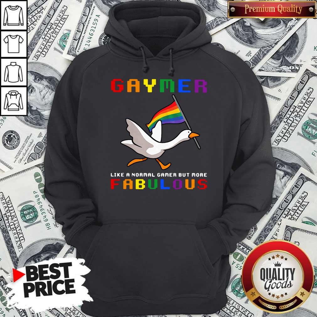 Pretty LGBT Duck Gaymer Like A Normal Gamer But More Fabulous Shirt