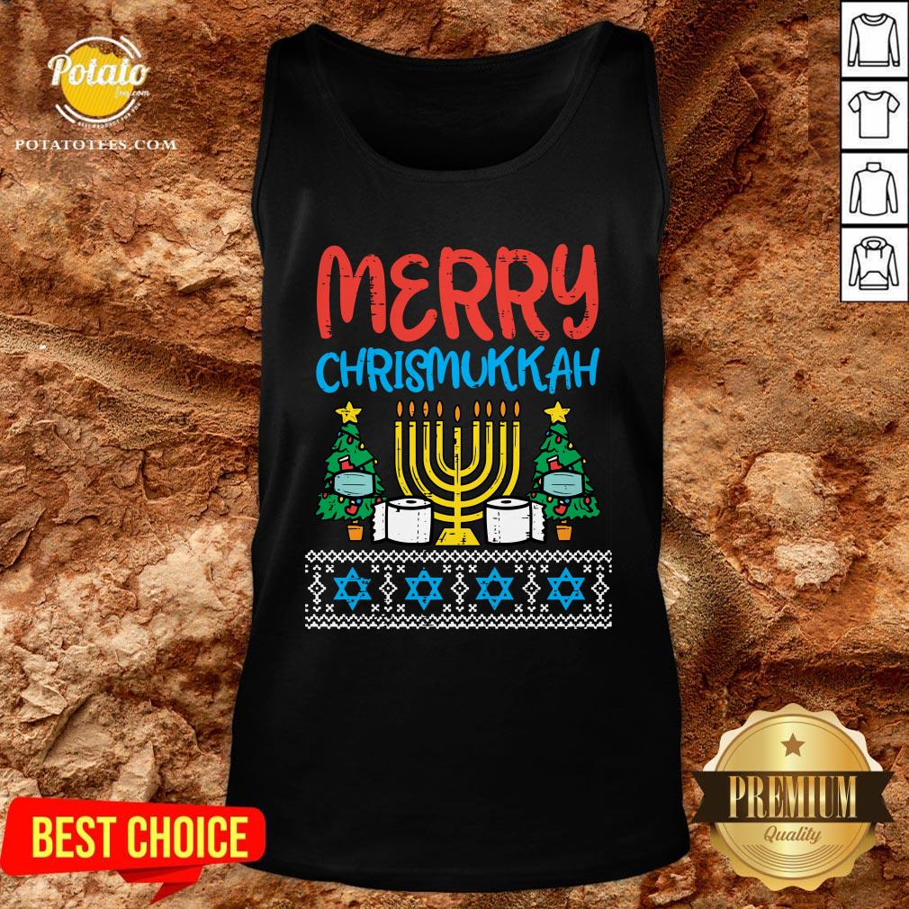 Pretty Merry Chrismukkah Toilet Paper Xmas Hanukkah Quarantine Gift Shirt