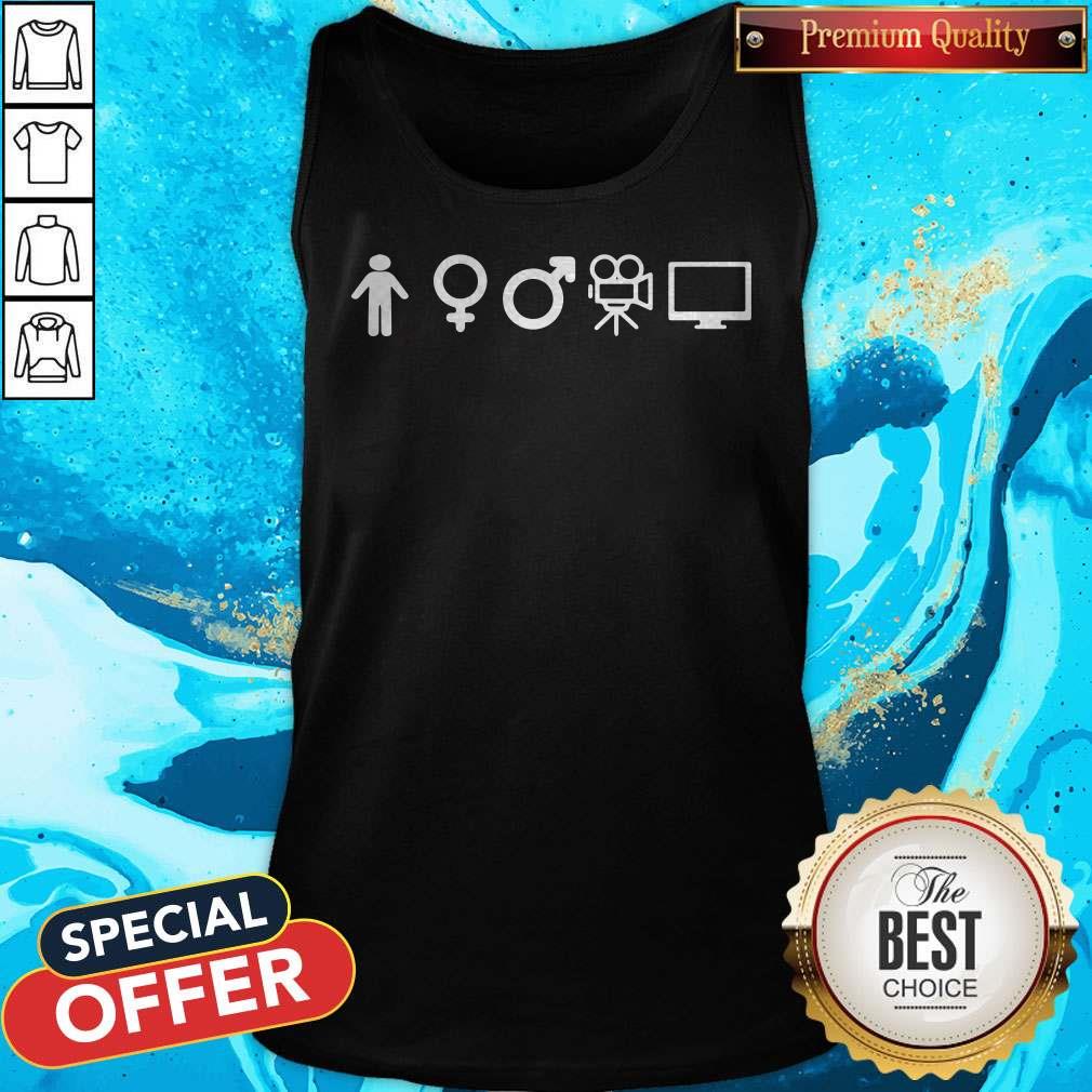 Pretty Person Woman Man Camera Tv Gift Shirt