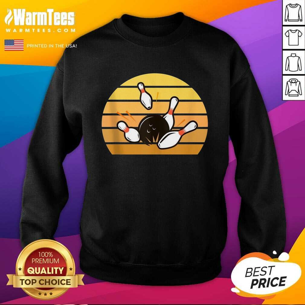 Pretty Retro Bowling Sunset Shirt